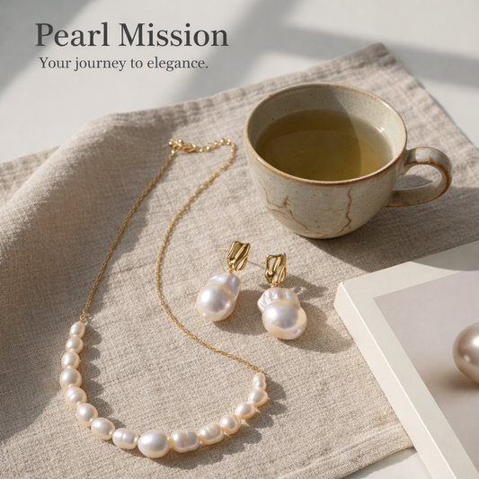 Pearl Mission Sculptural Baroque Pearl Earrings